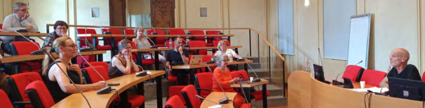 Le tribunal des Flagrants IAcas en pleine audience.